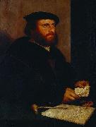 Hans holbein the younger, Portrait of a Man